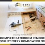 bathroom remodeling checklist