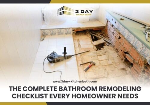 bathroom remodeling checklist