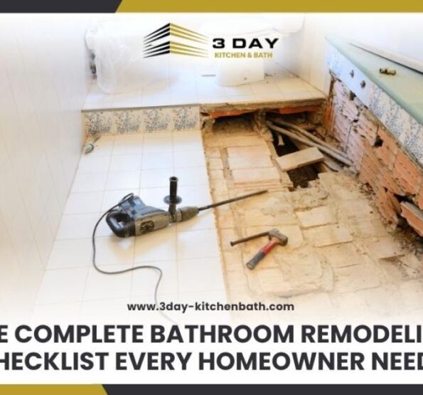 bathroom remodeling checklist