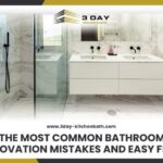 bathroom renovation mistakes