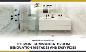 bathroom renovation mistakes