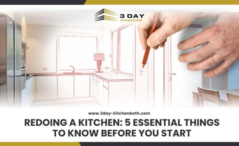 Redoing a Kitchen: 5 Essential Things to Know Before You Start