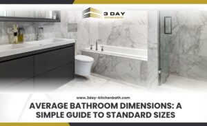 Modern bathroom with freestanding tub walk in shower and standard layout