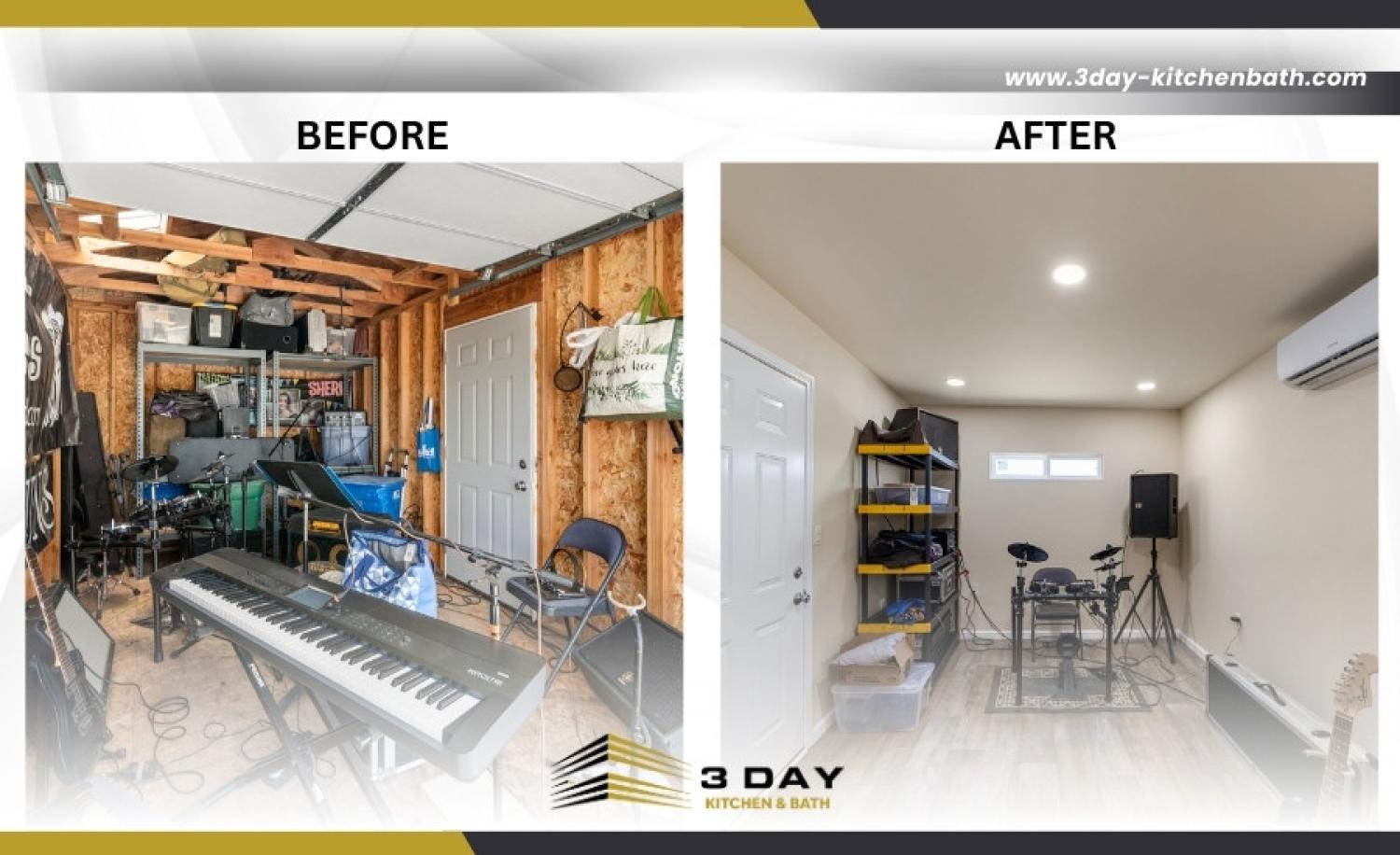 Stunning Two Bathrooms  Studio Remodeling in Vista CA