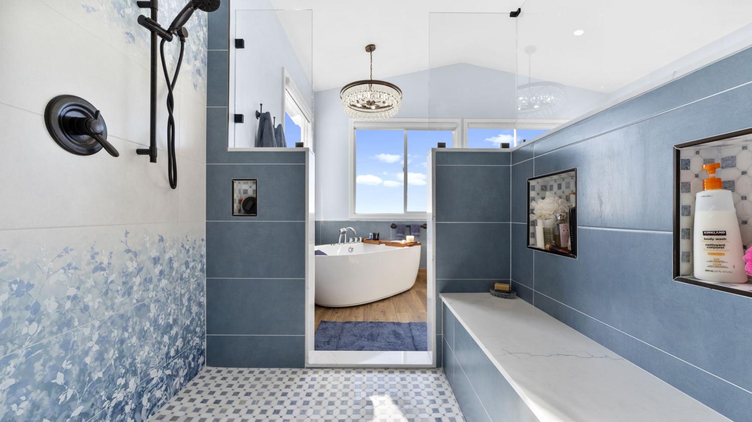 Bathroom Remodeling Ideas Carlsbad CA Finished master bathroom remodeling in Carlsbad CA with walk in shower