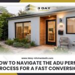 A beautifully converted modern Accessory Dwelling Unit with a welcoming exterior and private entrance