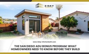 Modern detached ADU built in a sunny San Diego backyard