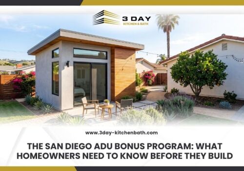 Modern detached ADU built in a sunny San Diego backyard