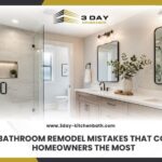 bathroom remodel mistakes