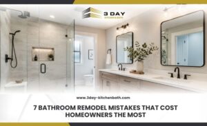bathroom remodel mistakes