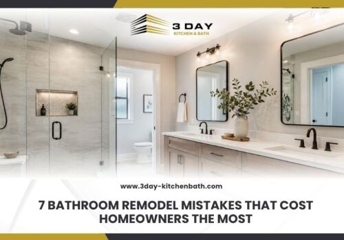 bathroom remodel mistakes